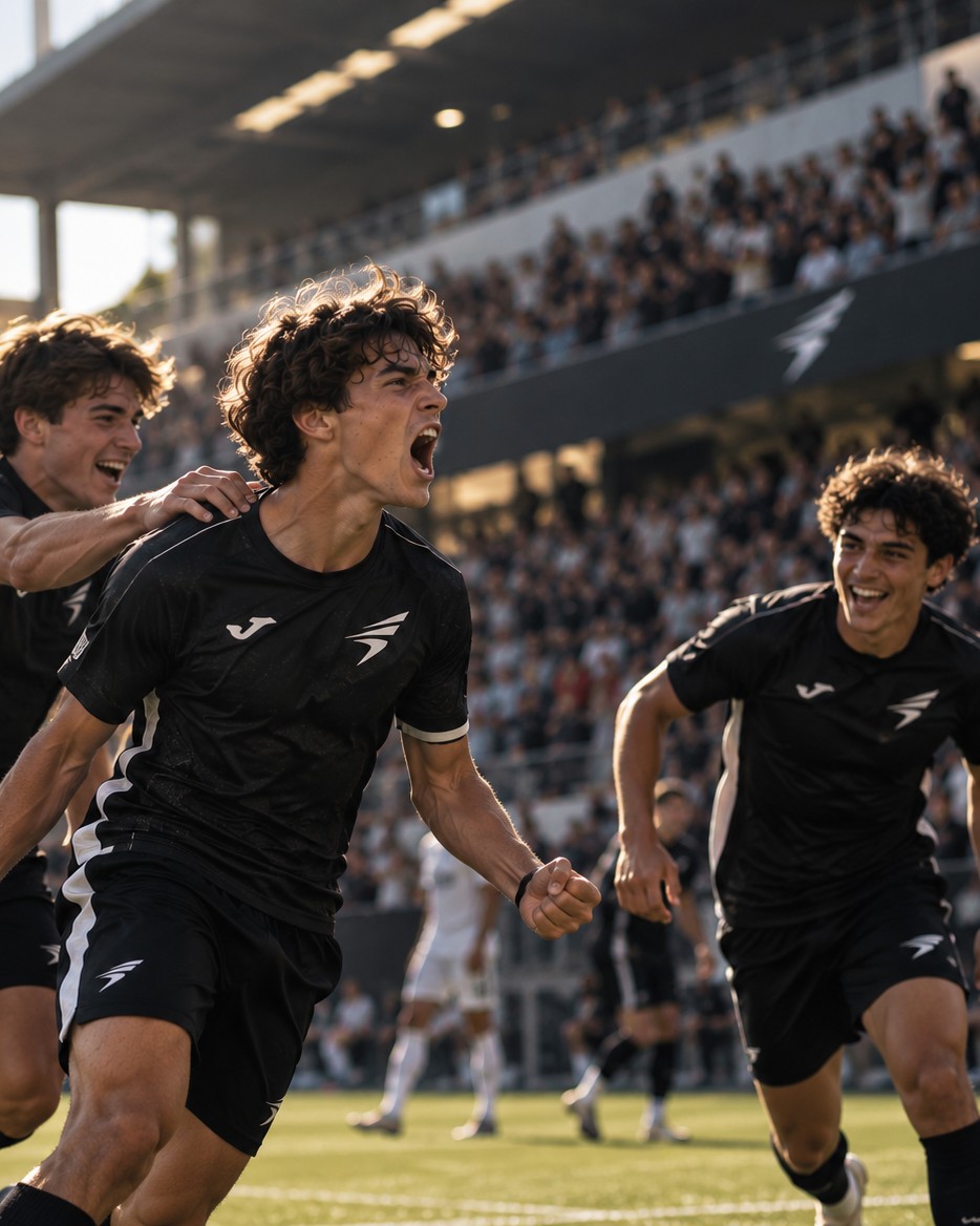 Jugador compitiendo en partido oficial